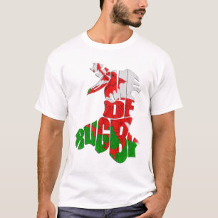 T-shirt Maison du Pays de Galles de pièce en t de rugby