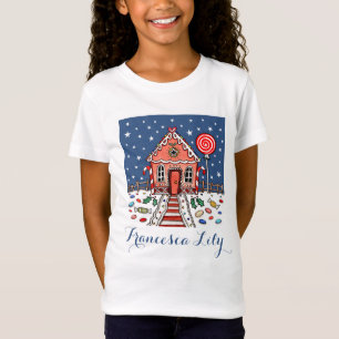 T-shirt maison en pain d'épice de Noël personnalis