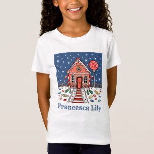 T-Shirt Maison en pain d'épices de Noël personnali
