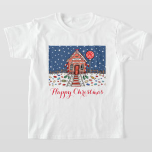 T-Shirt Maison en pain d'épices de Noël personnali