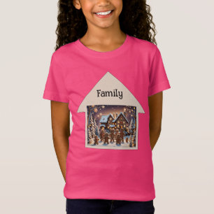 T-Shirt Maison en pain d'épices et famille de pain d'épice