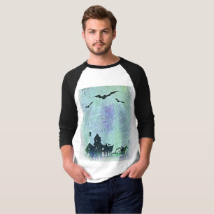 T-shirt Maison Halloween Araignées + chauves-souris !