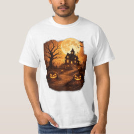 T-shirt Maison hantée épouvantable Halloween