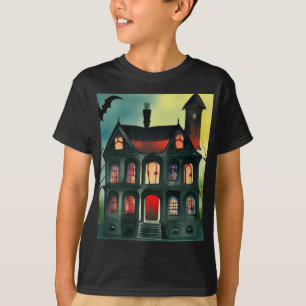 T-shirt Maison hantée Halloween