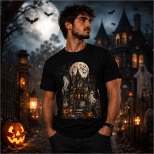 T-shirt Maison hantée Halloween