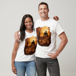 T-shirt Maison Hantée Halloween Épouvantable