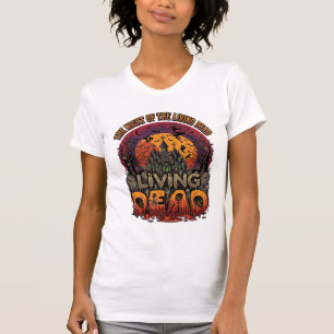 T-shirt Maison Hantée Halloween Sorcière Nuit Vivante Mort