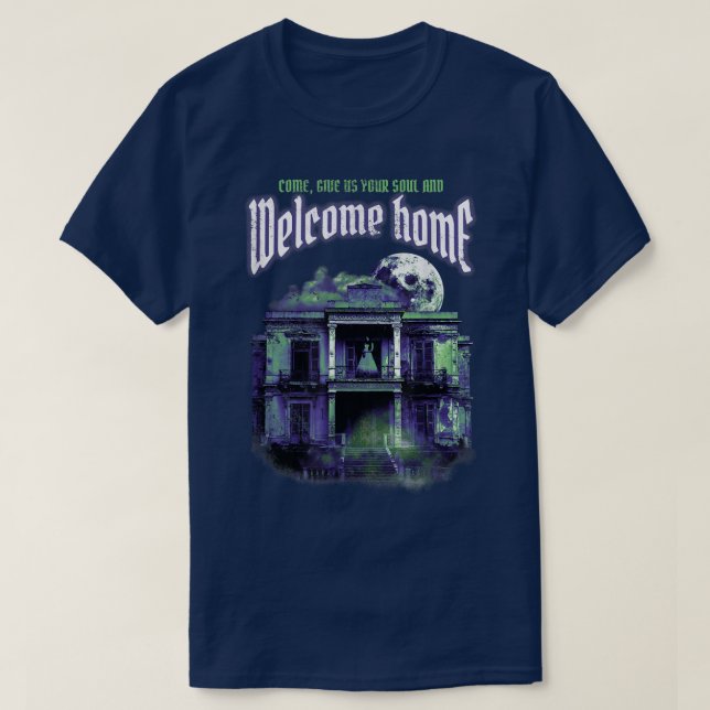 T-shirt Maison hantée historique du centre-ville (Design devant)
