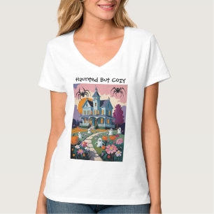 T-shirt Maison hantée mais cosy et drôle pour Halloween