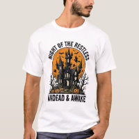 Maison Hantée Vintage Morts Inquiets Art Halloween
