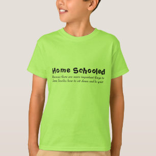 T-shirt Maison instruite, puisqu'il y a plus important…