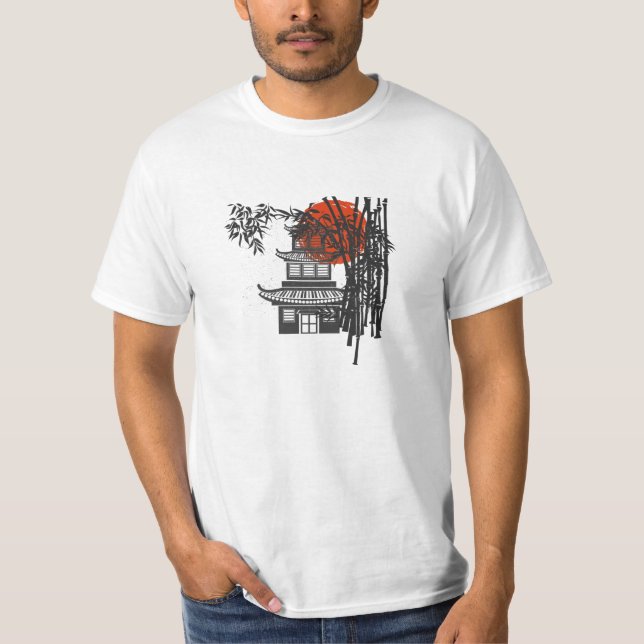 T-shirt Maison japonaise (Devant)