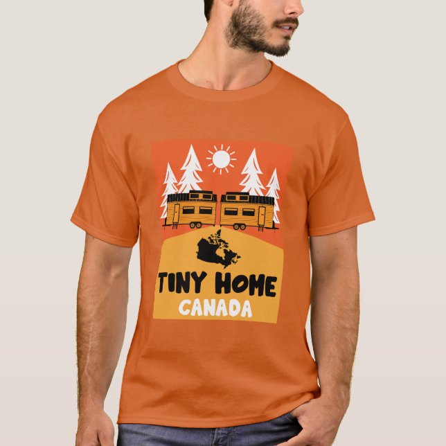 T-shirt Maison minuscule Canada (Devant)
