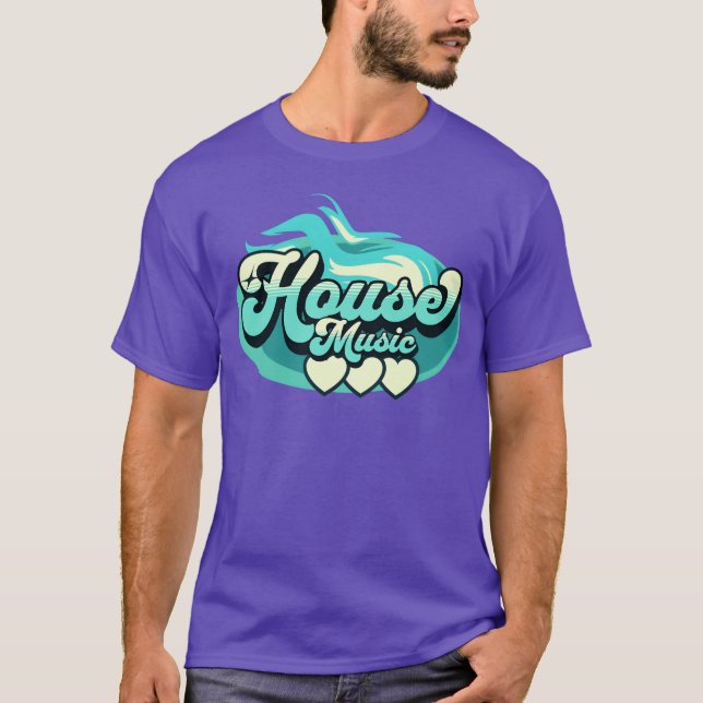 T-shirt MAISON MUSIQUE Maison Musique Chauffage AquaLight  (Devant)