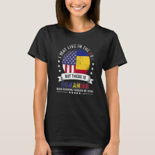 T-shirt Maison roumaine américaine dans le patriote améric