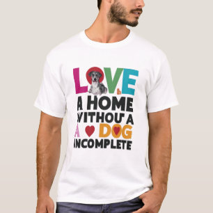 T-shirt Maison sans chien incomplète