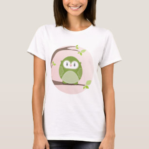 T-shirt MAISON SWEET ACCUEIL : Chouette dans un arbre 2