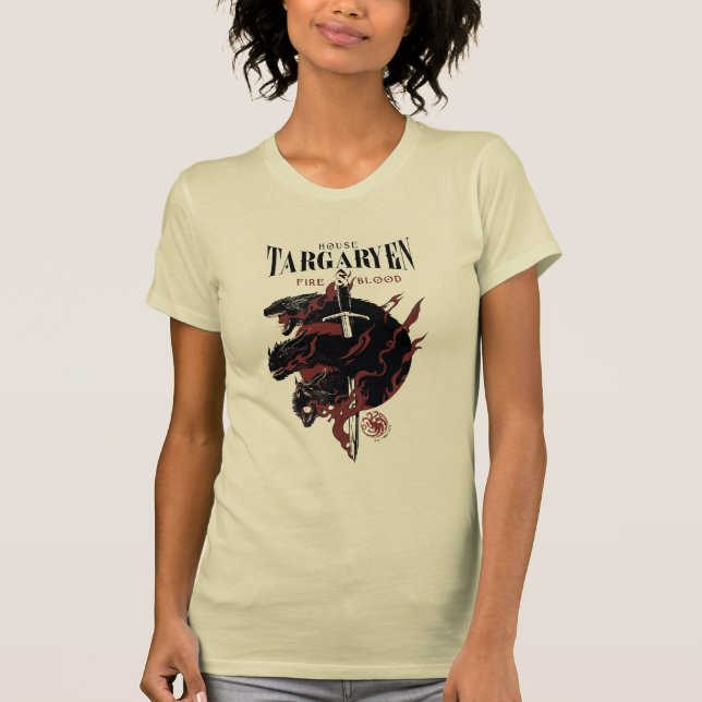 T-shirt Maison Targaryen - Feu et Sang (Devant)