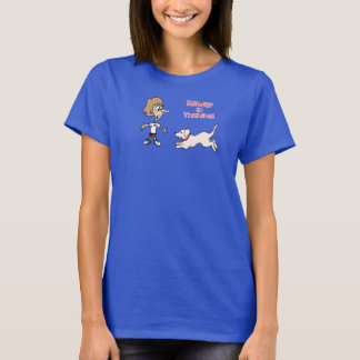 T-shirt maitre-chien de chien dans la formation !