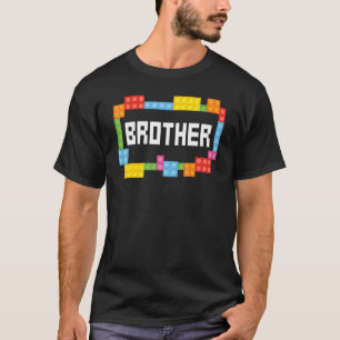 T-shirt Maître constructeur Brother Bricks Blocks Bâtiment