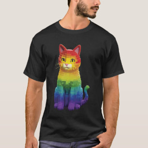 T-shirt Maître Constructeur Chat Briques Bloc Construction