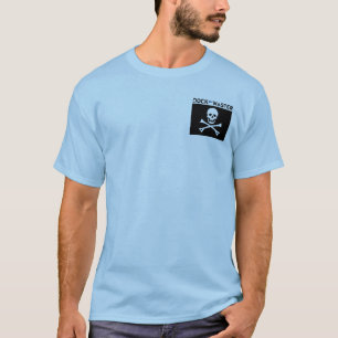 T-shirt Maître de dock de PMYC - avec le drapeau de pirat