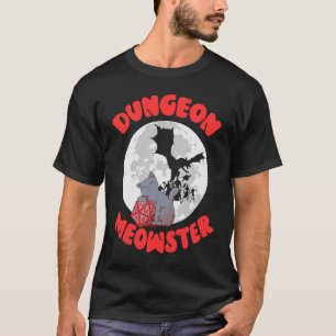 T-shirt maître de donjon chat Joueur de rôle sur table
