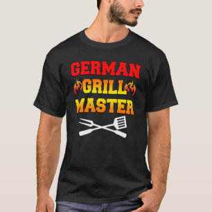 T-shirt Maître de grillades allemand (ON DARK)
