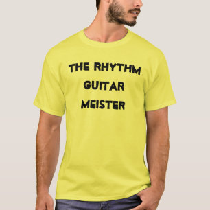 T-shirt Maître de Guitare Rythmique Instrument de Musique 