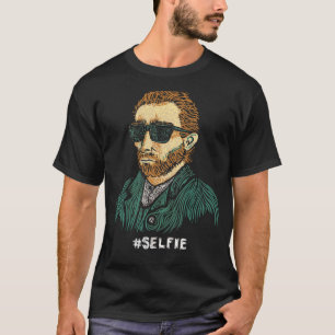 T-shirt Maître de la chemise drôle de Selfie Van Gogh
