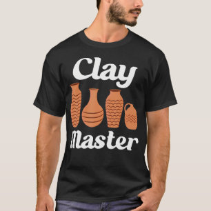 T-shirt Maître de la poterie drôle en argile céramique