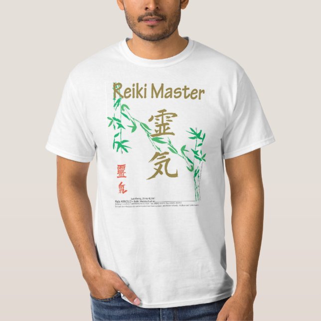 T-shirt Maître de Reiki (Devant)