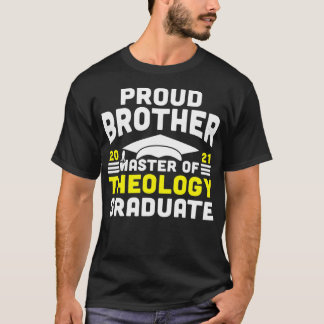 T-shirt Maître de théologie Fier Frère Diplômé 2021 Deg
