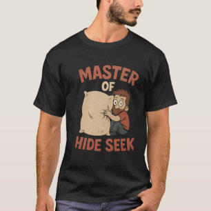 T-shirt Maître drôle de cache-cache Papa Vie Cartoon Cadea
