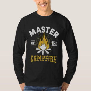 T-shirt Maître Du Camping Camping À L'Extérieur