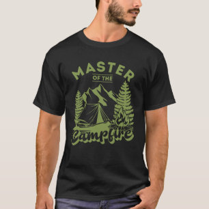 T-shirt Maître du camping Camping Rétro