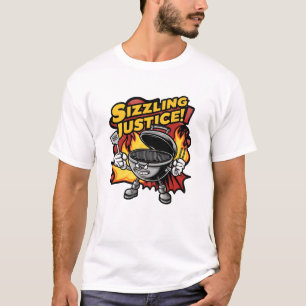 T-shirt Maître du Grill Justice Sizzlante