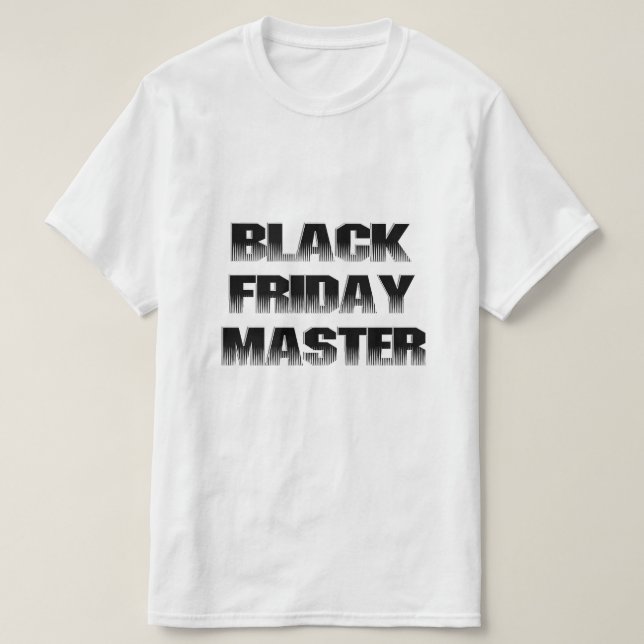 T-shirt Maître du vendredi noir (Design devant)