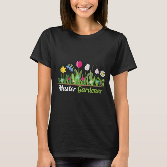 T-shirt Maître Gardener I Paysagère Horticulture Jardin G (Devant)