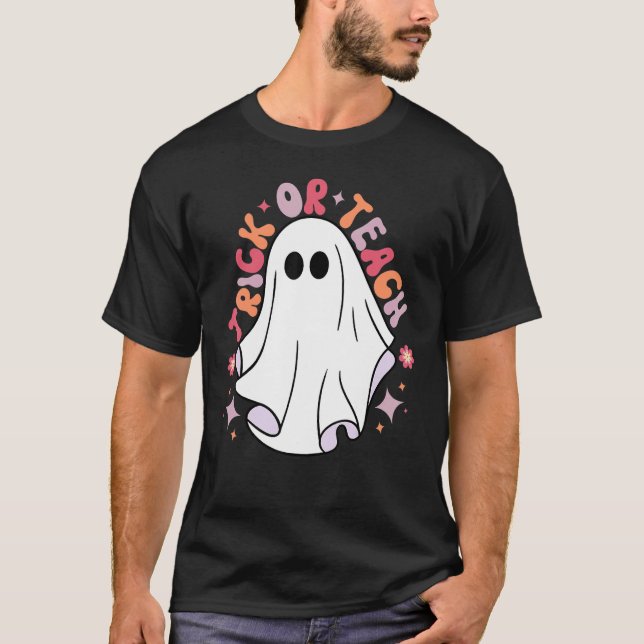 T-shirt Maître Halloween Super Fantôme Halloween Tri (Devant)