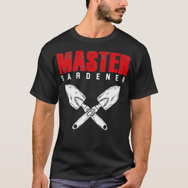 T-shirt Maître jardinier jardinier jardinage Outils de jar (Devant)