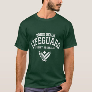 T-shirt Maître-nageur Bondi beach Sydney Australie cadeau