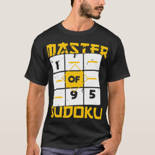 T-shirt Maître Sudoku Sudoku Champion Math Jeu Joke Sa