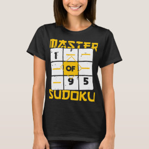 T-shirt Maître Sudoku Sudoku Champion Math Jeu Joke Sa