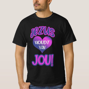 T-shirt Maître-t-shirt chrétien - Jésus t'aime