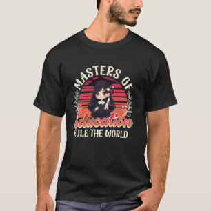 T-shirt MAÎTRES DE L'ÉDUCATION RÈGLE LE MONDE Drôle Femmes