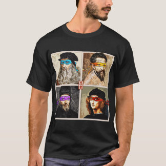 T-shirt Maîtres ninjas de la Renaissance en cadeau