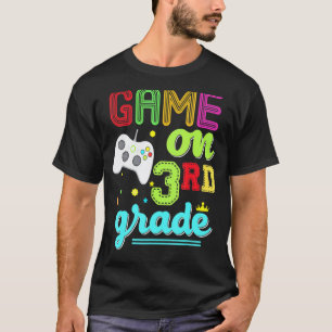 T-shirt Maîtresse du manette de jeu vidéo de 3e année Game