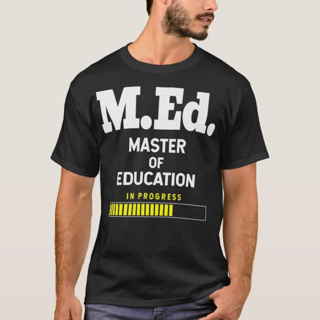 T-shirt Maîtrise en éducation Diplôme MEd Premium (Devant)