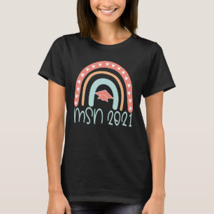 T-shirt Maîtrise en sciences infirmières de MSN Diplôme